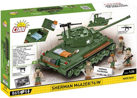 Klocki Sherman M4A2E8 865 klocków Cobi Klocki Klocki Sherman M4A2E8 865 klocków Cobi Klocki