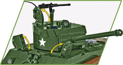 Klocki Sherman M4A2E8 865 klocków Cobi Klocki Klocki Sherman M4A2E8 865 klocków Cobi Klocki