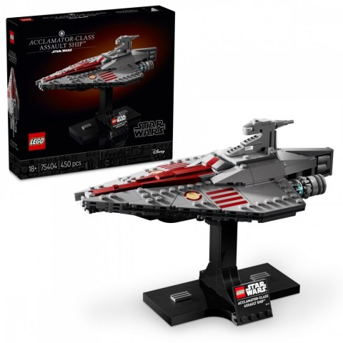 Klocki Star Wars 75404 Krążownik szturmowy typu Acclamator LEGO Klocki Star Wars 75404 Krążownik szturmowy typu Acclamator LEGO