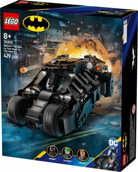 Klocki Super Heroes 76303 Tumbler Batmana kontra Dwie Twarze i Joker LEGO Klocki Super Heroes 76303 Tumbler Batmana kontra Dwie Twarze i Joker LEGO