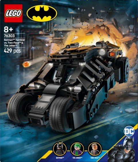 Klocki Super Heroes 76303 Tumbler Batmana kontra Dwie Twarze i Joker LEGO Klocki Super Heroes 76303 Tumbler Batmana kontra Dwie Twarze i Joker LEGO