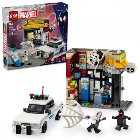 Klocki Super Heroes 76311 Multiwersum: Miles Morales kontra Spot LEGO Klocki Super Heroes 76311 Multiwersum: Miles Morales kontra Spot LEGO