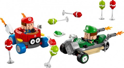 Klocki Super Mario 72034 Mario Kart - Baby Mario kontra Baby Luigi LEGO Klocki Super Mario 72034 Mario Kart - Baby Mario kontra Baby Luigi LEGO