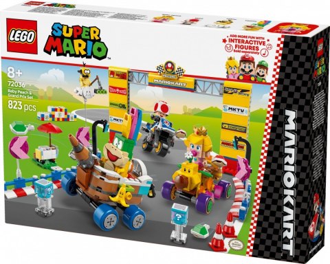 Klocki Super Mario 72036 Mario Kart - Zestaw Baby Peach i Grand Prix LEGO Klocki Super Mario 72036 Mario Kart - Zestaw Baby Peach i Grand Prix LEGO
