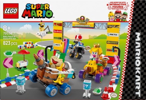 Klocki Super Mario 72036 Mario Kart - Zestaw Baby Peach i Grand Prix LEGO Klocki Super Mario 72036 Mario Kart - Zestaw Baby Peach i Grand Prix LEGO