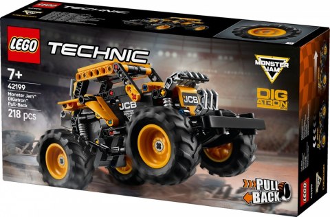 Klocki Technic 42199 Monster Jam DIGatron z napędem pull-back LEGO Klocki Technic 42199 Monster Jam DIGatron z napędem pull-back LEGO