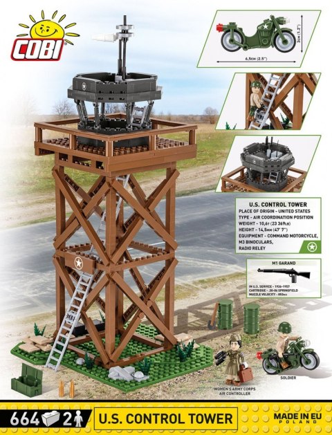 Klocki U.S. Control Tower 664 klocki Cobi Klocki Klocki U.S. Control Tower 664 klocki Cobi Klocki