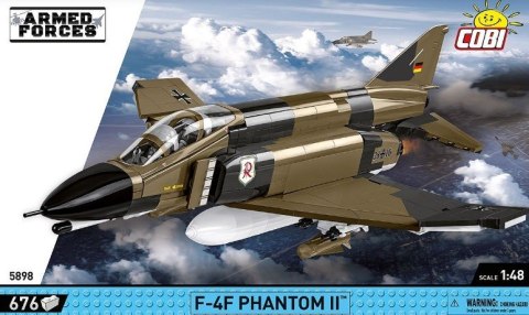 Klocki Armed Forces F-4F Phantom II 676 elementów Cobi Klocki Klocki Armed Forces F-4F Phantom II 676 elementów Cobi Klocki