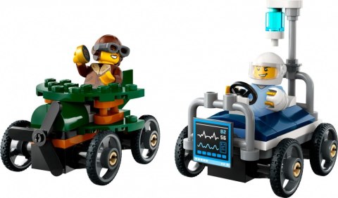 Klocki City 60459 Zestaw wyścigówek: samolot kontra łóżko szpitalne LEGO Klocki City 60459 Zestaw wyścigówek: samolot kontra łóżko szpitalne LEGO