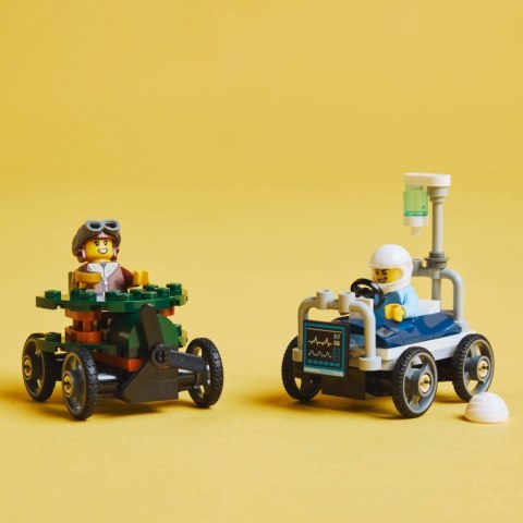 Klocki City 60459 Zestaw wyścigówek: samolot kontra łóżko szpitalne LEGO Klocki City 60459 Zestaw wyścigówek: samolot kontra łóżko szpitalne LEGO
