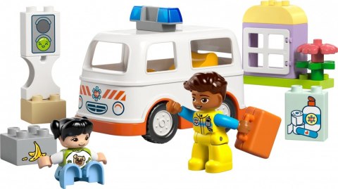 Klocki DUPLO 10447 Karetka z kierowcą LEGO Klocki DUPLO 10447 Karetka z kierowcą LEGO