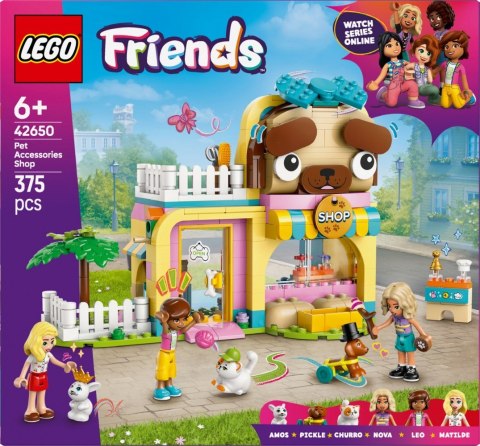 Klocki Friends 42650 Sklep z akcesoriami dla zwierząt LEGO Klocki Friends 42650 Sklep z akcesoriami dla zwierząt LEGO