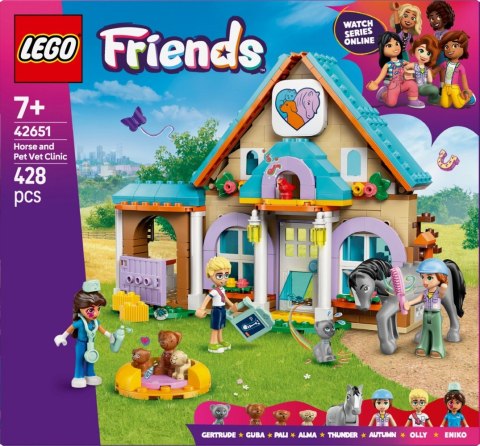 Klocki Friends 42651 Koń i lecznica dla zwierząt LEGO Klocki Friends 42651 Koń i lecznica dla zwierząt LEGO