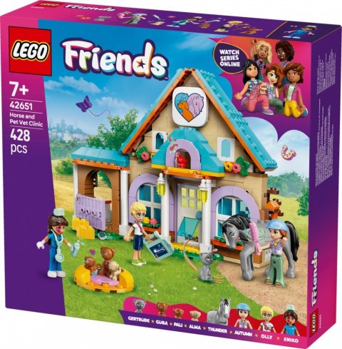 Klocki Friends 42651 Koń i lecznica dla zwierząt LEGO Klocki Friends 42651 Koń i lecznica dla zwierząt LEGO