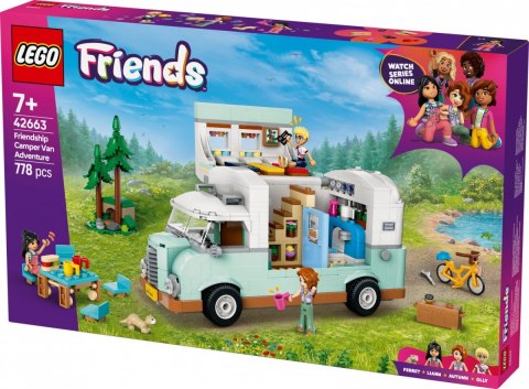 Klocki Friends 42663 Przygoda w kamperze przyjaciół LEGO Klocki Friends 42663 Przygoda w kamperze przyjaciół LEGO