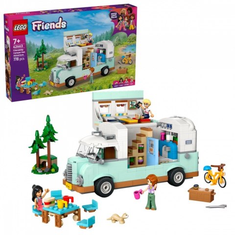 Klocki Friends 42663 Przygoda w kamperze przyjaciół LEGO Klocki Friends 42663 Przygoda w kamperze przyjaciół LEGO