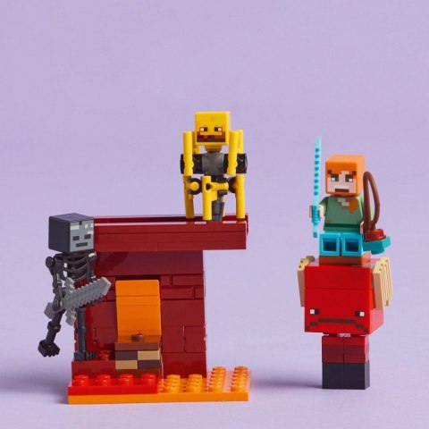 Klocki Minecraft 21266 Bitwa na moście Netheru LEGO Klocki Minecraft 21266 Bitwa na moście Netheru LEGO