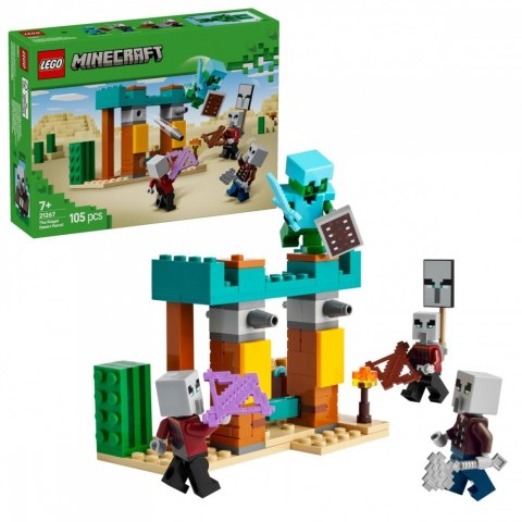 Klocki Minecraft 21267 Pustynny patrol złosadników LEGO Klocki Minecraft 21267 Pustynny patrol złosadników LEGO