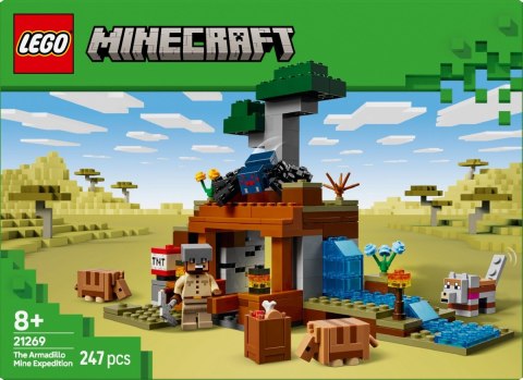 Klocki Minecraft 21269 Wyprawa do pancernikowej kopalni LEGO Klocki Minecraft 21269 Wyprawa do pancernikowej kopalni LEGO