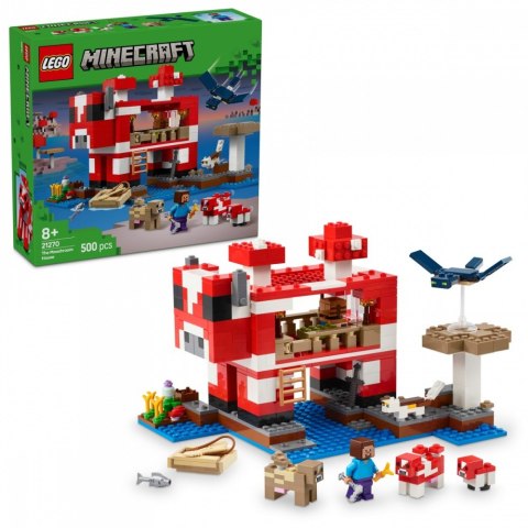 Klocki Minecraft 21270 Dom grzybowej krowy LEGO Klocki Minecraft 21270 Dom grzybowej krowy LEGO