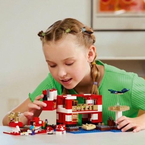 Klocki Minecraft 21270 Dom grzybowej krowy LEGO Klocki Minecraft 21270 Dom grzybowej krowy LEGO