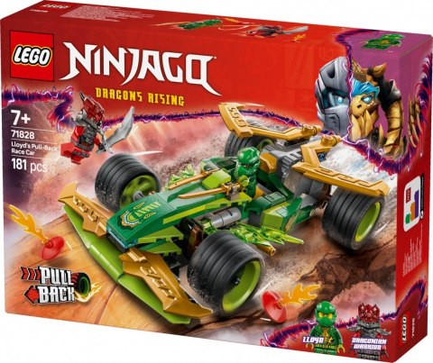 Klocki Ninjago 71828 Samochód wyścigowy Lloyda z napędem typu pull-back LEGO Klocki Ninjago 71828 Samochód wyścigowy Lloyda z napędem typu pull-back LEGO
