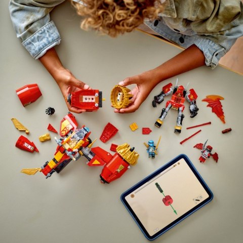 Klocki Ninjago 71830 Burzowy jeździec-mech Kaia LEGO Klocki Ninjago 71830 Burzowy jeździec-mech Kaia LEGO