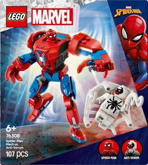Klocki Super Heroes 76308 Mech Spider-Mana kontra Anti-Venom LEGO Klocki Super Heroes 76308 Mech Spider-Mana kontra Anti-Venom LEGO