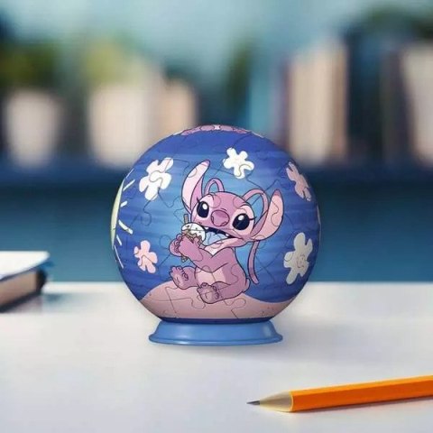Puzzle 54 elementy 3D Kula Stitch 2 Ravensburger Polska Puzzle 54 elementy 3D Kula Stitch 2 Ravensburger Polska