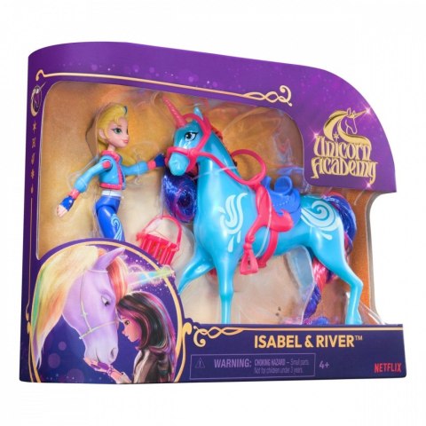 Figurki Akademia Jednorożców Lalka Isabel i jednorożec River Spin Master Figurki Akademia Jednorożców Lalka Isabel i jednorożec River Spin Master