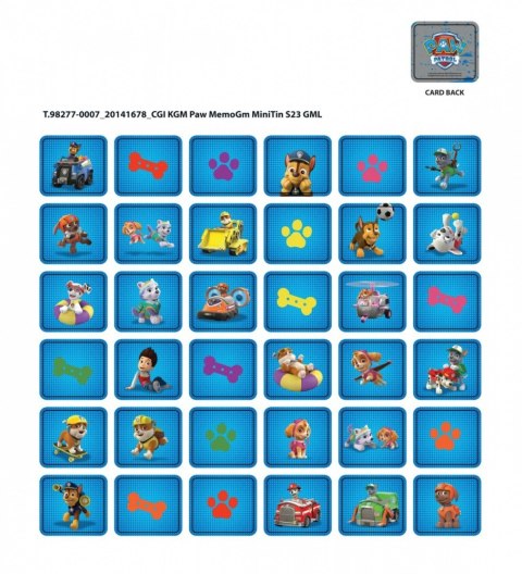 Gra Psi Patrol Memory w walizce Spin Master Gra Psi Patrol Memory w walizce Spin Master