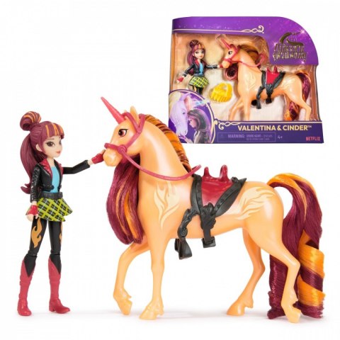 Figurki Akademia Jednorożców Lalka Valentina i jednorożec Cinde Spin Master Figurki Akademia Jednorożców Lalka Valentina i jednorożec Cinde Spin Master