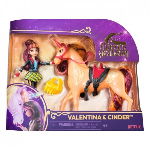Figurki Akademia Jednorożców Lalka Valentina i jednorożec Cinde Spin Master Figurki Akademia Jednorożców Lalka Valentina i jednorożec Cinde Spin Master