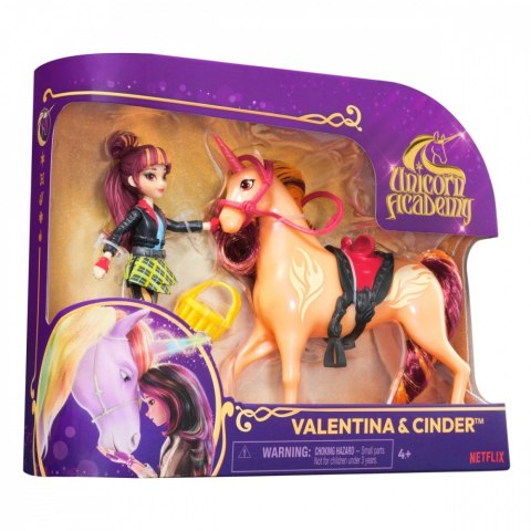 Figurki Akademia Jednorożców Lalka Valentina i jednorożec Cinde Spin Master Figurki Akademia Jednorożców Lalka Valentina i jednorożec Cinde Spin Master