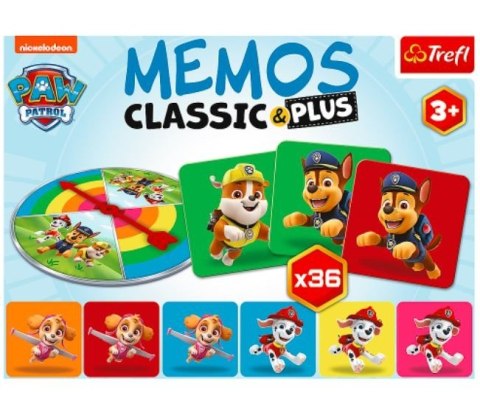 Gra Memos Classic & Plus Psi Patrol Trefl Gra Memos Classic & Plus Psi Patrol Trefl