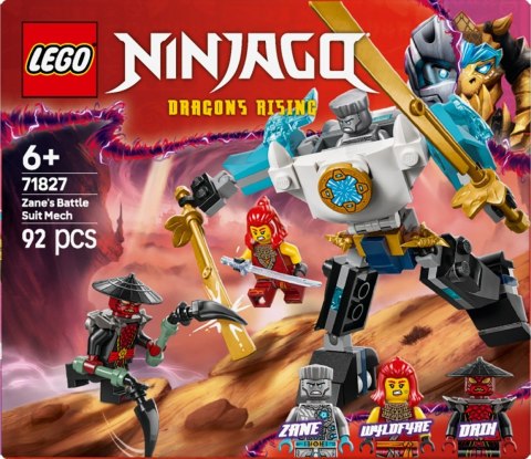 Klocki Ninjago 71827 Mech w zbroi bojowej Zanea LEGO Klocki Ninjago 71827 Mech w zbroi bojowej Zanea LEGO