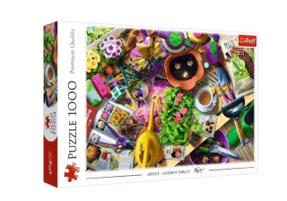 Puzzle 1000 elementów Porządki w ogrodzie Trefl