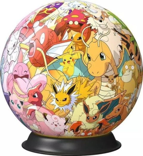 Puzzle 3D Kula Pokemon postacie Pokemony Ravensburger Polska Puzzle 3D Kula Pokemon postacie Pokemony Ravensburger Polska