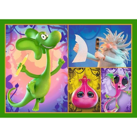 Puzzle 4w1 Świat Smoka Diplodoka Trefl