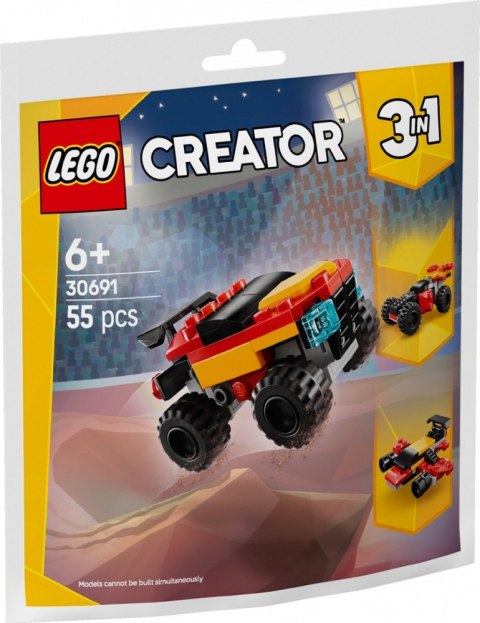 Klocki Creator 30691 Mały monster truck do przebudowania LEGO Klocki Creator 30691 Mały monster truck do przebudowania LEGO