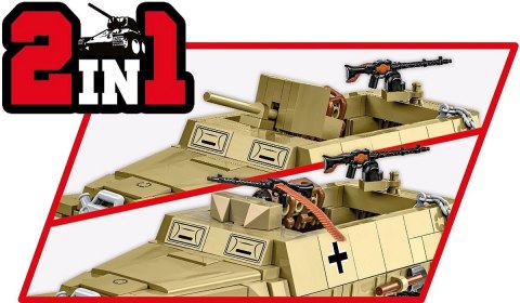 Klocki Half-Truck Sd.Kfz.251 500 klocków Cobi Klocki Klocki Half-Truck Sd.Kfz.251 500 klocków Cobi Klocki