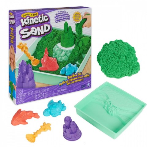 Piasek kinetyczny Kinetic Sand Zestaw Piaskownica Spin Master Piasek kinetyczny Kinetic Sand Zestaw Piaskownica Spin Master