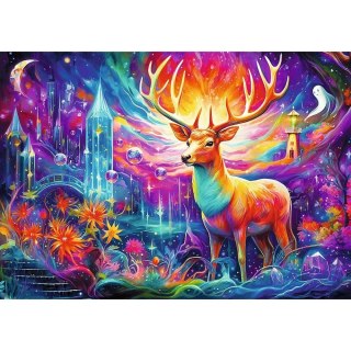 Puzzle 1000 elementów DreamScapes Mistyczny jeleń Trefl