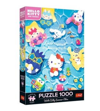 Puzzle 1000 elementów Hello Kitty letni relaks Trefl
