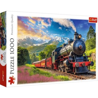 Puzzle 1000 elementów Podróż pociągiem Trefl
