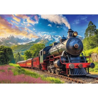 Puzzle 1000 elementów Podróż pociągiem Trefl