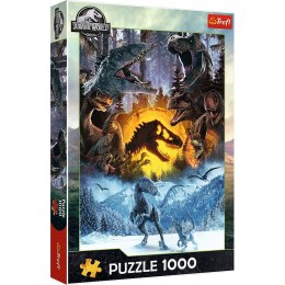Puzzle 1000 elementów W świecie Parku Jurajskiego dinozaury Trefl