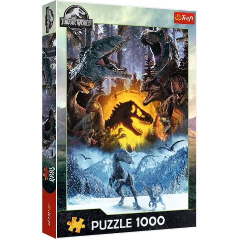 Puzzle 1000 elementów W świecie Parku Jurajskiego dinozaury Trefl Puzzle 1000 elementów W świecie Parku Jurajskiego dinozaury Trefl