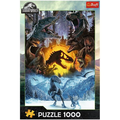 Puzzle 1000 elementów W świecie Parku Jurajskiego dinozaury Trefl Puzzle 1000 elementów W świecie Parku Jurajskiego dinozaury Trefl