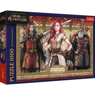 Puzzle 1000 elementów Władca Pierścieni Wojna Rohirrimów Trefl